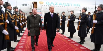 Касым-Жомарт Токаев прибыл с рабочим визитом в Казань для участия в саммите БРИКС