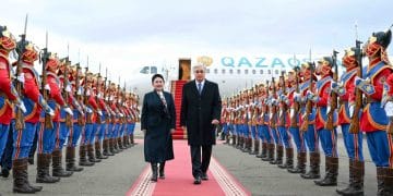 Глава государства Касым-Жомарт Токаев прибыл с визитом в Монголию