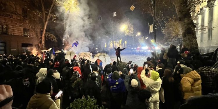 Грузия протесты