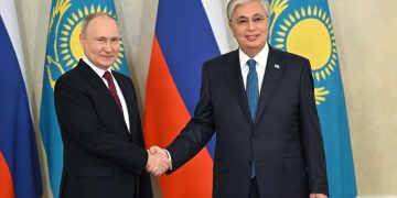 Касым-Жомарт Токаев и Владимир Путин