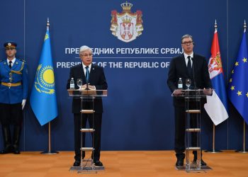 Президент Казахстана Касым-Жомарт Токаев и Президент Сербии Александр Вучич