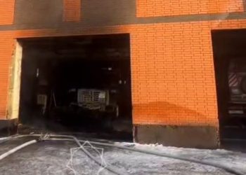 пожар в Астане