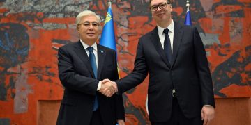 Касым-Жомарт Токаев и Александр Вучич