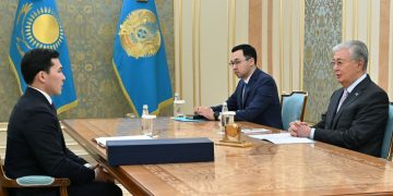 Ербол Мырзабосынов и Касым-Жомарт Токаев