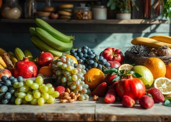 бананы, гранаты, некоторые сорта винограда, клубника, цитрусовые и другие экзотические продукты