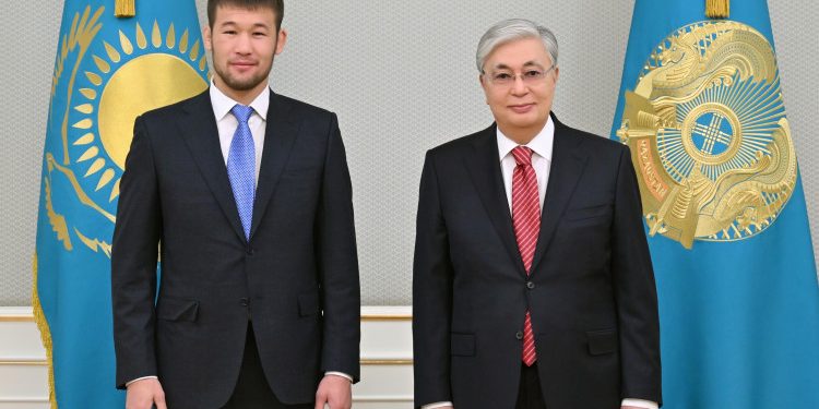 Касым-Жомарт Токаев и Шавкат Рахмонов