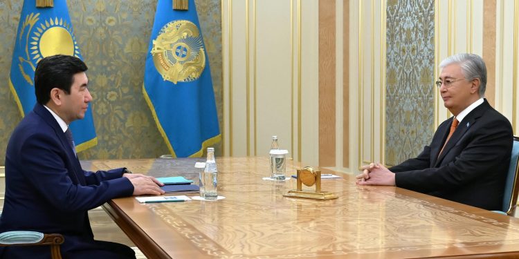 Ерлан Кошанов и Касым-Жомарт Токаев
