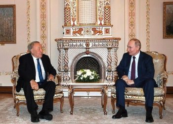 Путин и Назарбаев