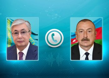 Касым-Жомарт Токаев и Ильхам Алиев