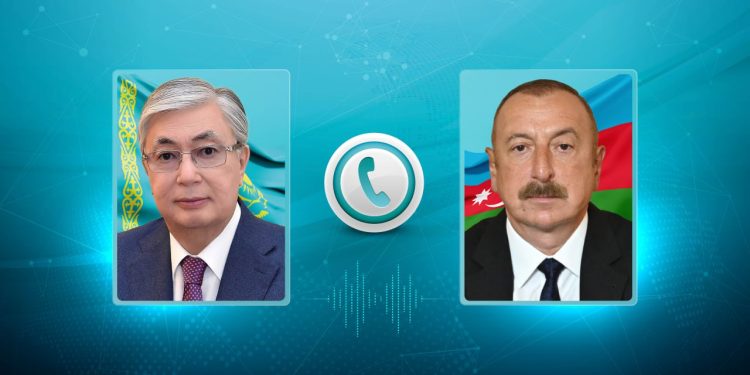 Касым-Жомарт Токаев и Ильхам Алиев