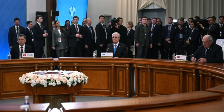 Токаев на встрече лидеров СНГ