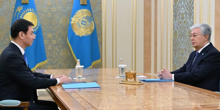 Дархан Сатыбалды и Касым-Жомарт Токаев