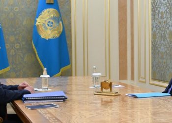 Касым-Жомарт Токаев и Ермек Сагимбаев