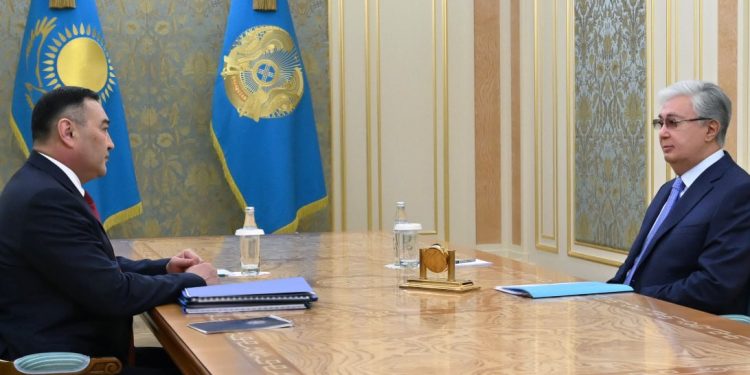 Касым-Жомарт Токаев и Ермек Сагимбаев