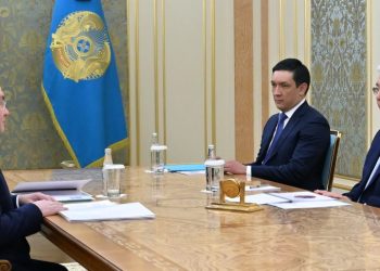 Асламбек Мергалиев и Касым-Жомарт Токаев