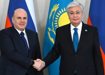 Касым-Жомарт Токаев и Михаил Мишустин