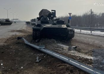 ДТП с военной техникой
