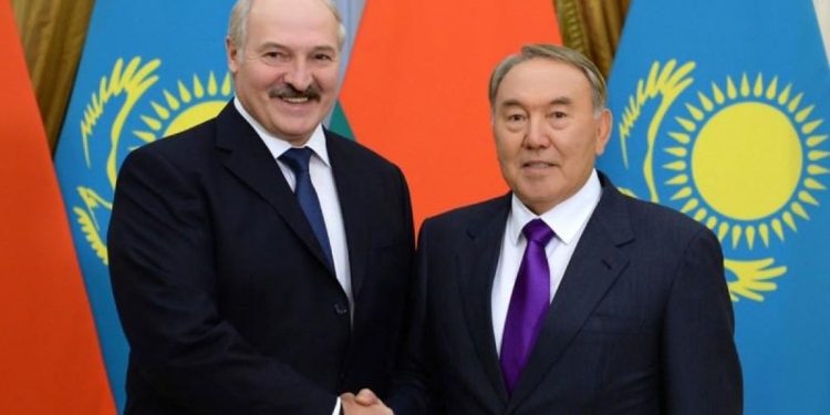 Назарбаев и Лукашенко