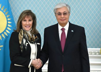 Касым-Жомарт Токаев и Памела Харри