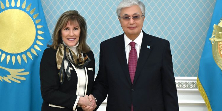 Касым-Жомарт Токаев и Памела Харри
