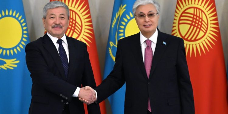 Касым-Жомарт Токаев и Адылбек Касымалиев