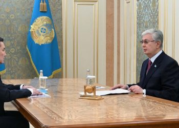 Касым-Жомарт Токаев и Нурымбет Сактаганов