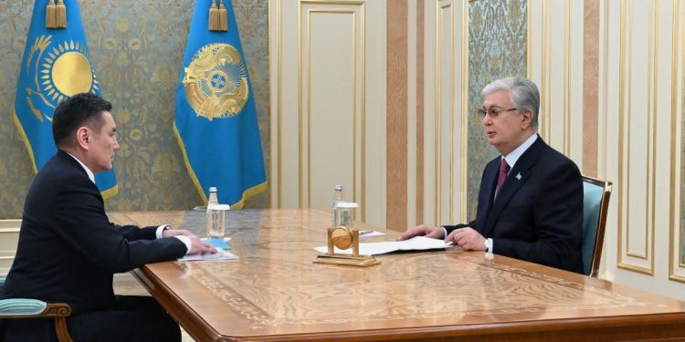 Касым-Жомарт Токаев и Нурымбет Сактаганов