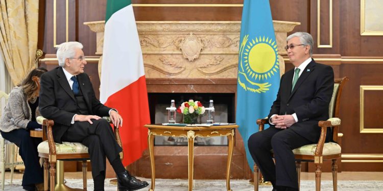 Серджо Маттарелла и Касым-Жомарт Токаев