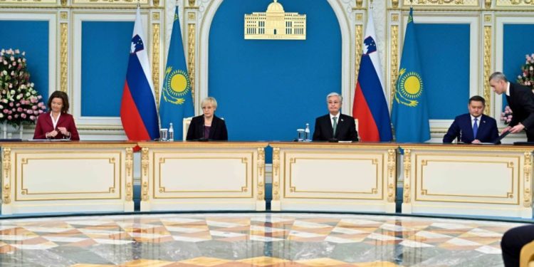 Касым-Жомарт Токаев и Наташа Пирц-Мусар