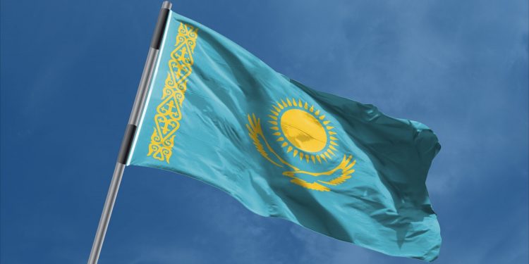 Флаг Казахстана