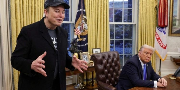 Дональд Трамп и Илон Маск