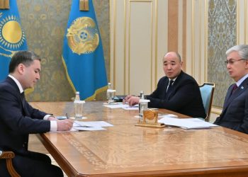Ерсайын Нагаспаев и Касым-Жомарт Токаев