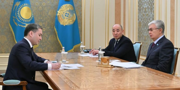Ерсайын Нагаспаев и Касым-Жомарт Токаев
