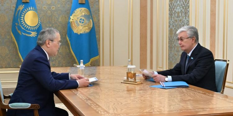 Касым-Жомарт Токаев и Жанат Элиманов