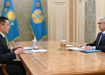 Касым-Жомарт Токаев и Асаин Байханов