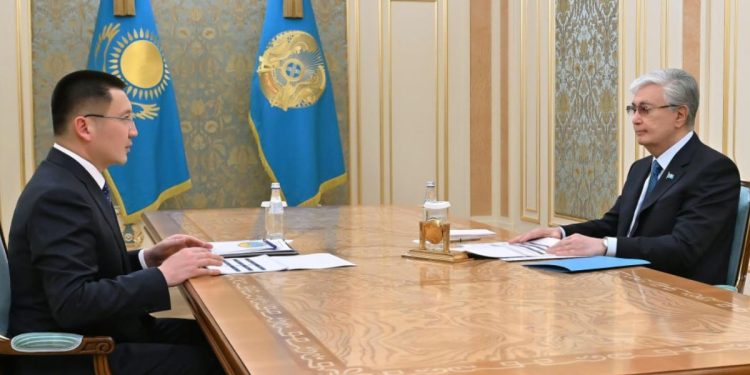 Касым-Жомарт Токаев и Асаин Байханов