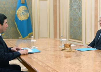 Касым-Жомарт Токаев и Ерлан Кошанов