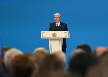 Касым-Жомарт Токаев на сессии АНК