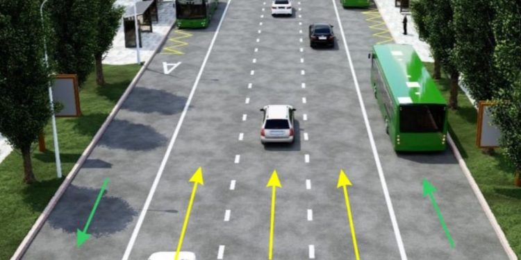 BRT по улице Желтоксан
