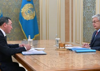 Касым-Жомарт Токаев и Марат Султангазиев