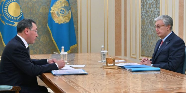 Касым-Жомарт Токаев и Марат Султангазиев