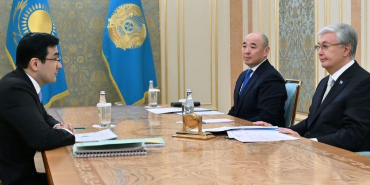 Касым-Жомарт Токаев и Рустам Карагойшин