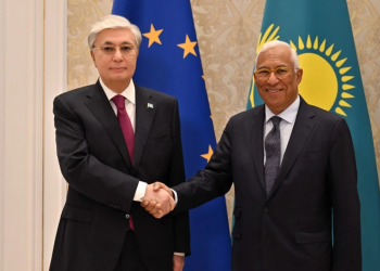 Касым-Жомарт Токаев и Антонио Кошта