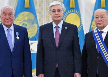 Касым-Жомарт Токаев, Равиль Чердабаев и Серик Токпанов
