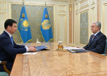 Касым-Жомарт Токаев и Дархан Сатыбалды