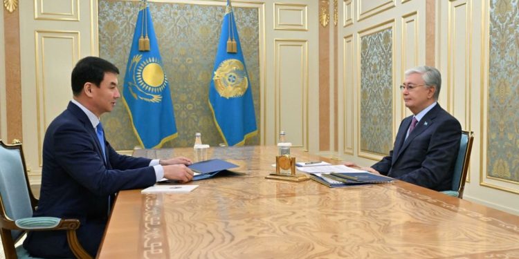 Касым-Жомарт Токаев и Дархан Сатыбалды