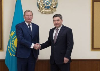 Олжас Бектенов провёл встречу с генеральным директором Каспийского Трубопроводного Консорциума Николаем Горбанем