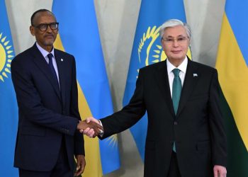 Касым-Жомарт Токаев провёл переговоры с Президентом Руанды Полем Кагаме