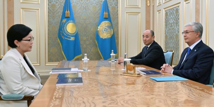 Касым-Жомарт Токаев провёл встречу со Светланой Жакуповой