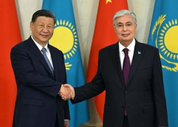 Касым-Жомарт Токаев и Си Цзиньпин